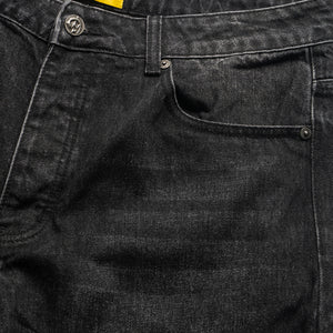 Godspeed New York OG Logo Flared Denim - Grey Wash