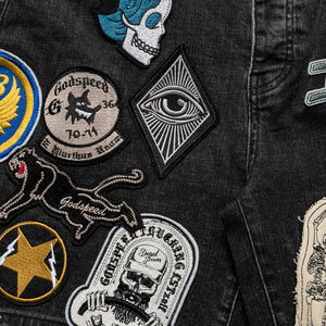 Godspeed New York Patchwork Denim Shorts V2 - Black