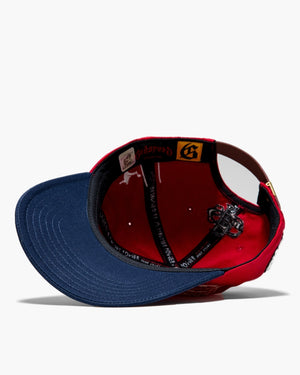 Godspeed New York Rugby Home Team Dad Hat - Red/Navy