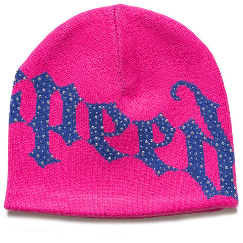 Godspeed New York OG Logo Studded Beanie - Fuchsia Pink