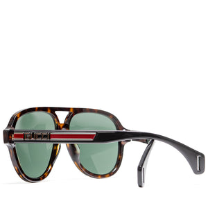 Gucci Aviator Sunglasses - Havana/Green