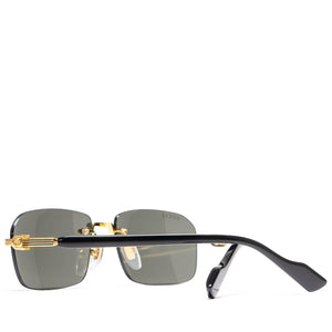 Gucci Rectangular Frame Sunglasses - Gold/Grey