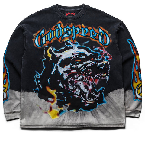 Godspeed New York Off The Leash L/S Tee - Black Wash