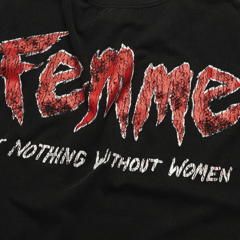 Homme Femme The Nothing Tee - Black
