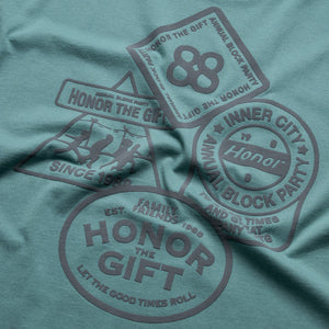 Honor The Gift 88 Block Tee - Green