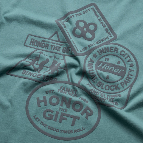Honor The Gift 88 Block Tee - Green
