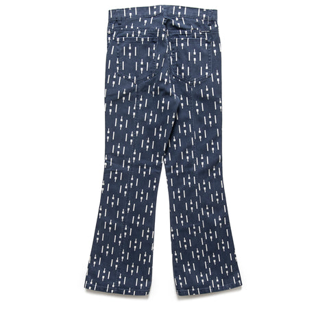 Honor The Gift Denim Riding Flare Pant - Navy