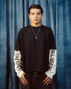 Honor The Gift Honor Double Sleeve Tee - Black