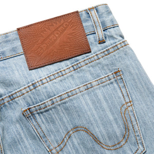 Ice Cream A La Mode Jean Shorts - Blue Stripe