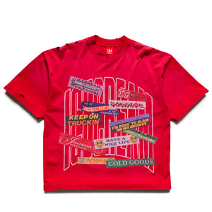 Ice Cream Bumper Knit Tee - Salsa