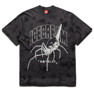 Ice Cream Creepy Crawler Knit Tee - Charcoal Art