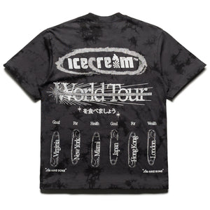 Ice Cream Creepy Crawler Knit Tee - Charcoal Art