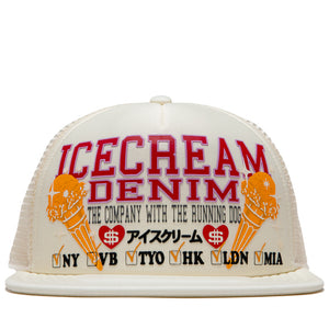 Ice Cream Check List Hat - Antique White