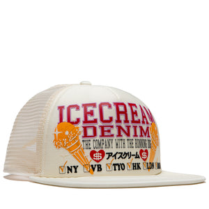 Ice Cream Check List Hat - Antique White