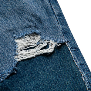 Ice Cream Hoodsie Jean Shorts - Blue Melt