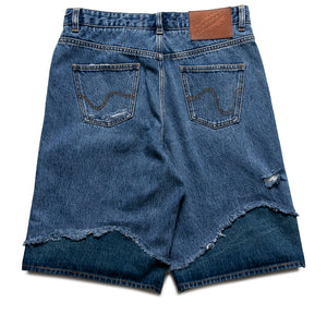 Ice Cream Hoodsie Jean Shorts - Blue Melt