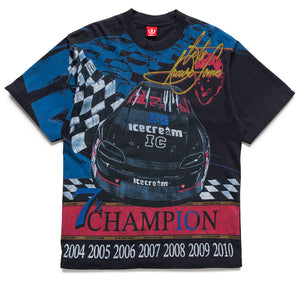 Ice Cream Pomegranate Knit Tee - Black