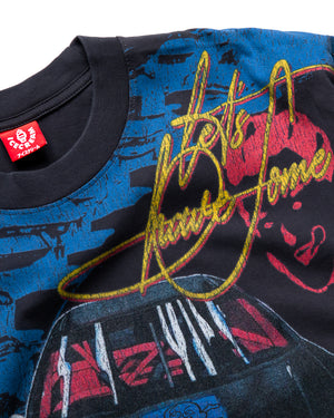 Ice Cream Pomegranate Knit Tee - Black