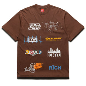 Ice Cream Rich Knit Tee - Chestnut