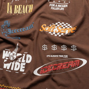 Ice Cream Rich Knit Tee - Chestnut