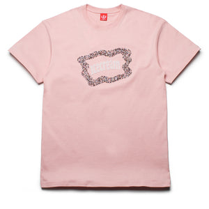Ice Cream Flag Tee - Silver Pink