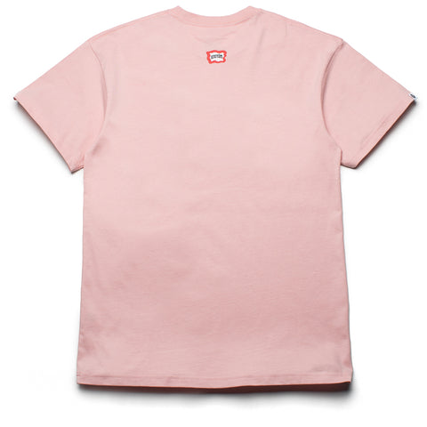 Ice Cream Flag Tee - Silver Pink