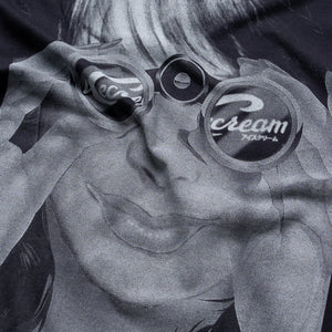 Ice Cream Eye Spy Knit Tee - Charcoal Art