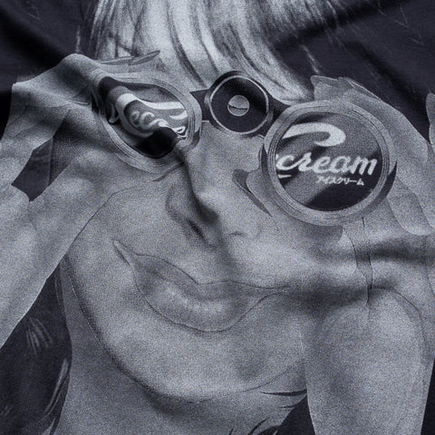 Ice Cream Eye Spy Knit Tee - Charcoal Art