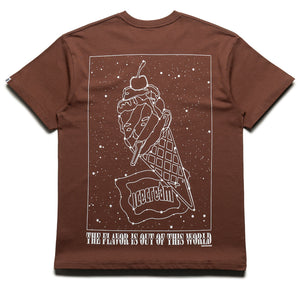 Ice Cream Star Gazing Tee - Chestnut