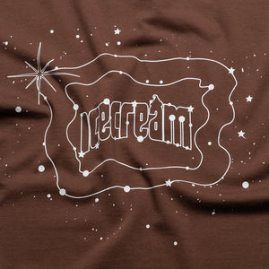Ice Cream Star Gazing Tee - Chestnut