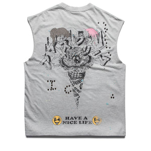 Ice Cream Samus Tank - Heather Grey