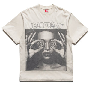 Ice Cream These Eyes Knit Tee - Antique White