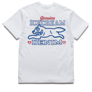 Ice Cream Violet Tee - White