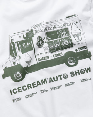 Ice Cream Auto Show Tee - White