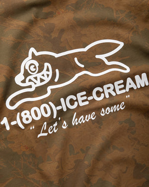 Ice Cream Leaflet Knit Tee - Leaf Camo