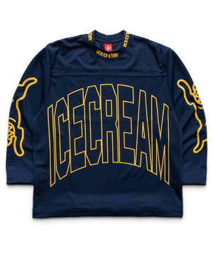 Ice Cream Returner L/S Knit Tee - Patriot Blue