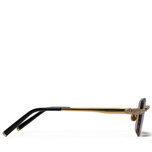 James Oro Iced Signature Gem Cut - Brown Tint/Gold
