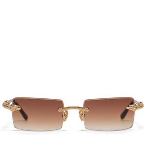 James Oro Serpent Authentic - Brown Tint/Gold