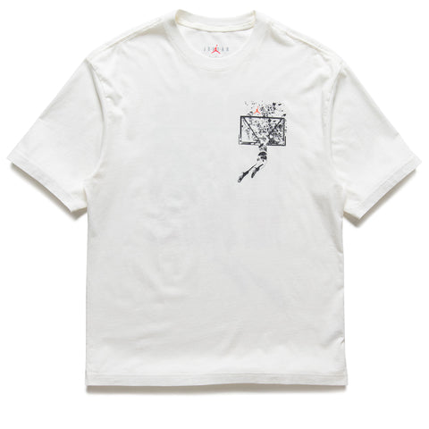 Jordan Brooklyn Oversized Graphic Tee - Sail/Off Noir