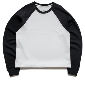 Jordan Raglan L/S Tee - Sail/Black