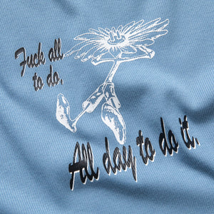 Jungles Fuck All Baby Tee - Blue