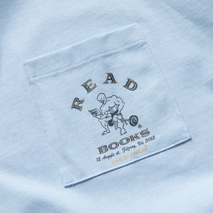 Jungles Read More Books Ringer Tee - Blue