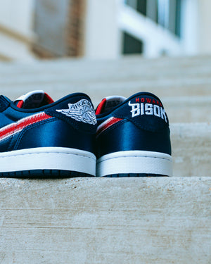 Air Jordan 1 Low OG 'Howard University' - College Navy/University Red