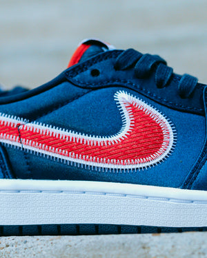 Air Jordan 1 Low OG 'Howard University' - College Navy/University Red