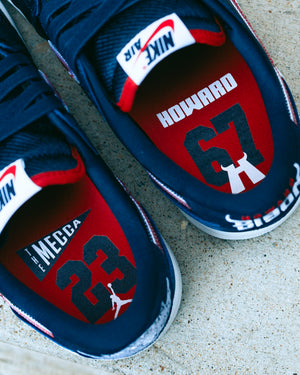 Air Jordan 1 Low OG 'Howard University' - College Navy/University Red