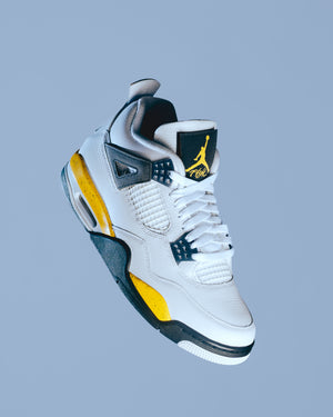 Air Jordan 4 Retro 'Rare Air' - White/Tour Yellow