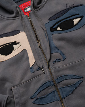 KidSuper Face Hoodie - Slate