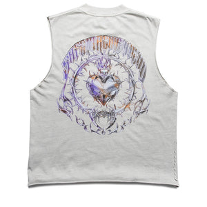 Ksubi Anguish Cut Off Tank - Krete Grey