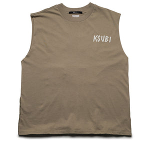 Ksubi Cut Off Ekcess Tank - Synth Green