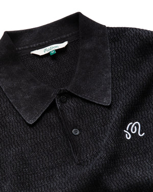 Malbon Golf Brickwork Polo - Black